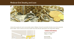Desktop Screenshot of andoverendjewelry.com